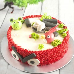 Red bird Cake
